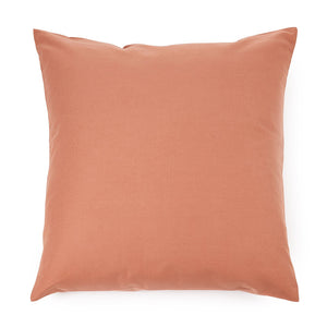 Square pillowcase 65 x 65 cms Bittersweet orange